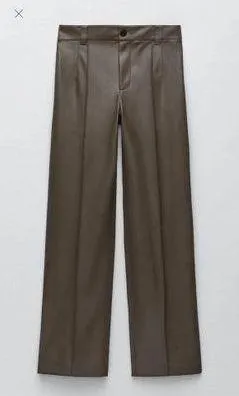 ZARA Leather Trousers - Image 2