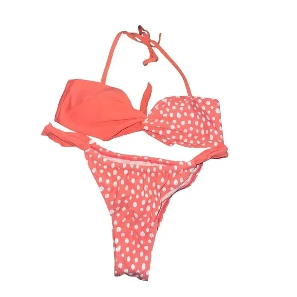 ✨Cupshe Polka Dot Convertible Bralette Sz S & Ultra Cheeky Sz M Bottoms Set✨ - Image 7