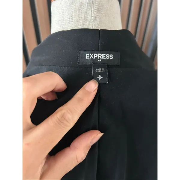 Express puffy sleeve blazer black work attire size small stylish long - Image 5