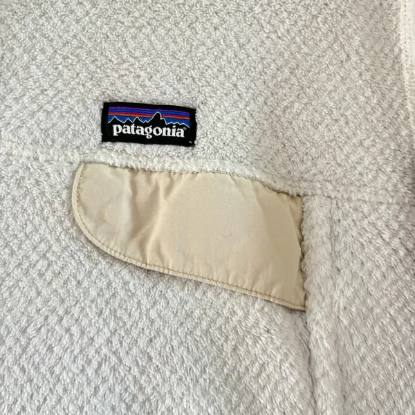 Patagonia Re-Tool Snap-T Fleece Pullover Cream White 65586 FA17 Small - Image 5