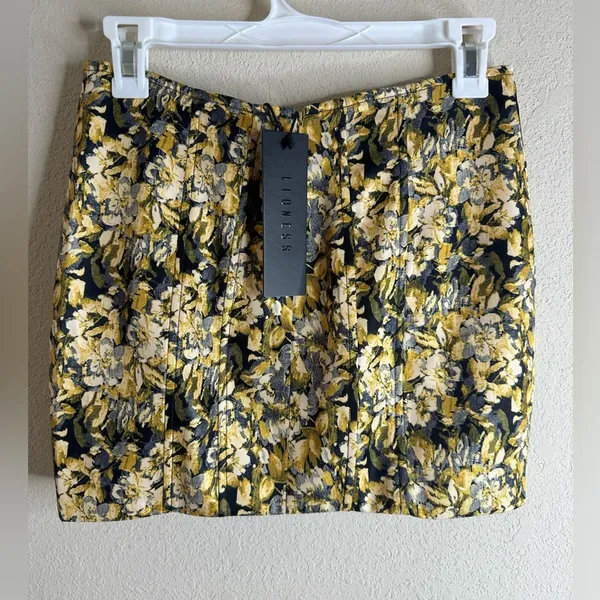 Lioness Venetian 90s Brocade Corset Skirt size 4 - Image 3