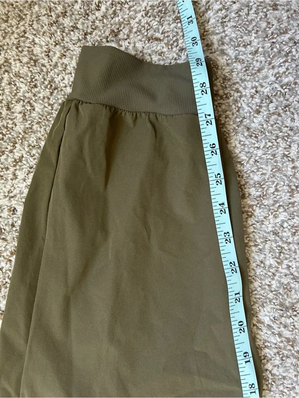 NWOT Olive Green Cargo Jogger Pants Lightweight Casual Comfy XXL - Image 7