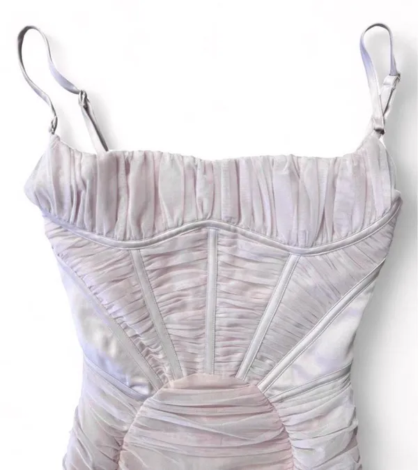 House of CB Freyja Crystal Gathered Corset Dress - Image 9