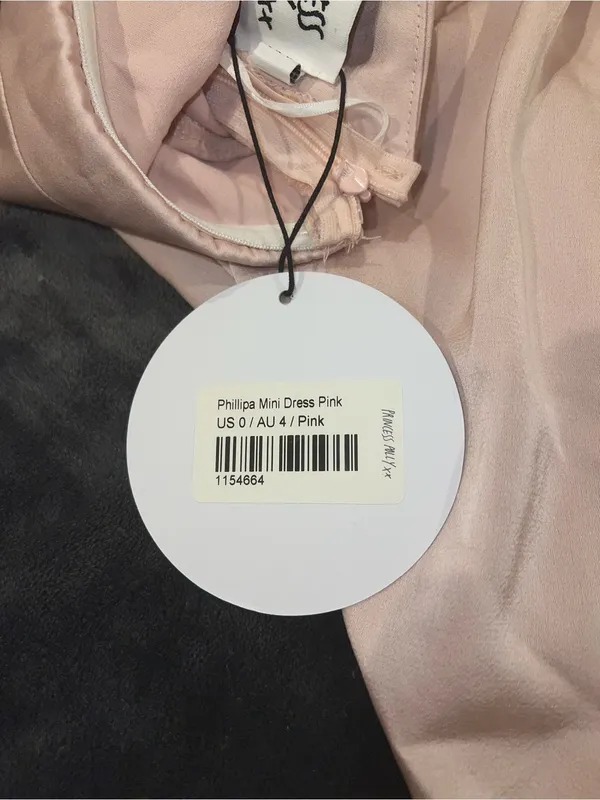 Princess Polly Phillipa Mini Dress in Pink Size 0 New with tag - Image 15