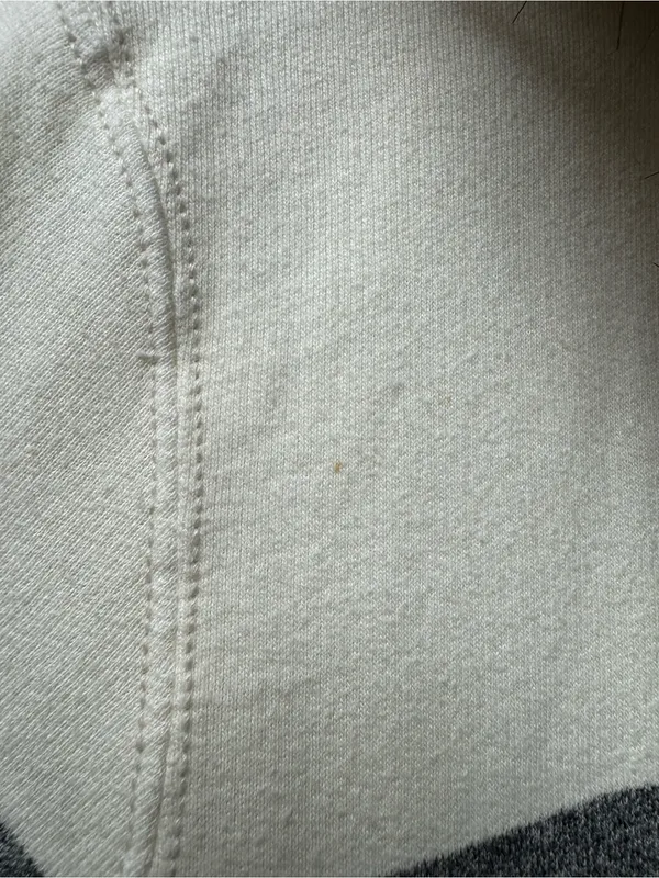American Eagle Outfitters Faux Fur Hood Sweatshirt Full Zip Large NEW READ Y2K - Image 4