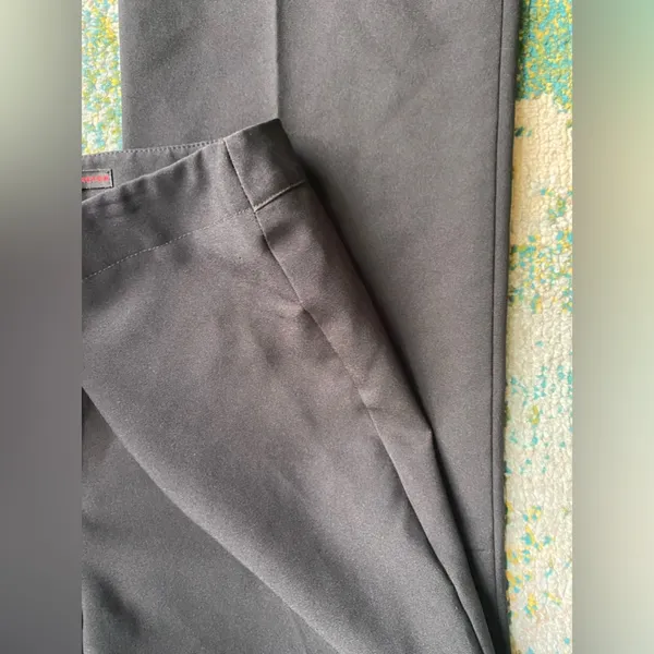 Krass&co Vintage Y2K NY&Co City Stretch black bootcut seamless dress pants, size 8 tall - Image 5
