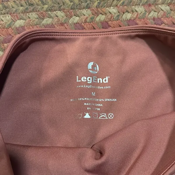 Legend Active Dusty Rose Pink Bike Shorts With Pockets - Image 2