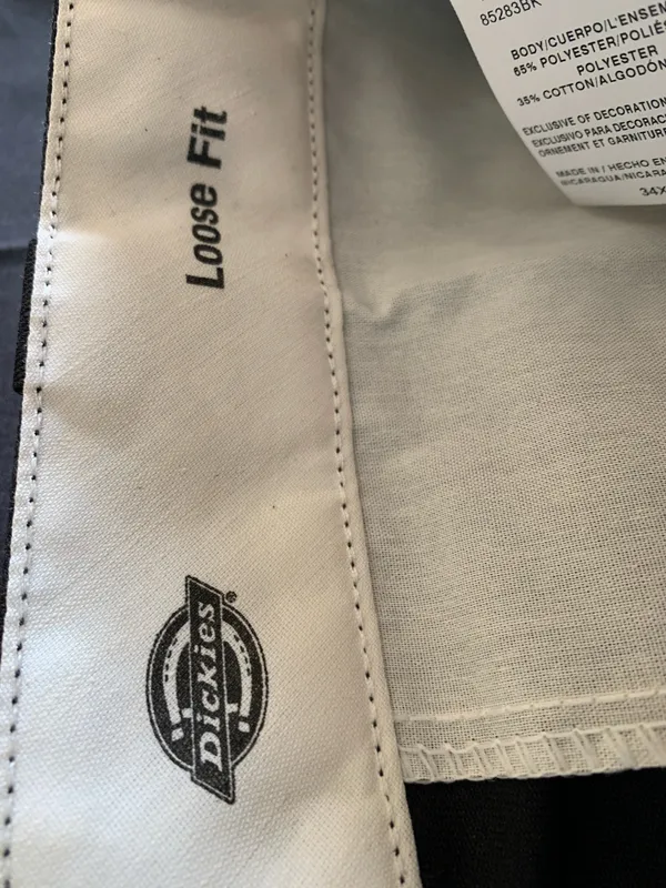 Men’s Dickies Loose fit straight leg Twill work pants - Image 6