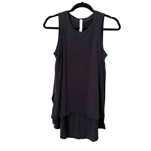 LULULEMON Long For Length Workout Tank‎ Black XS - Image 4