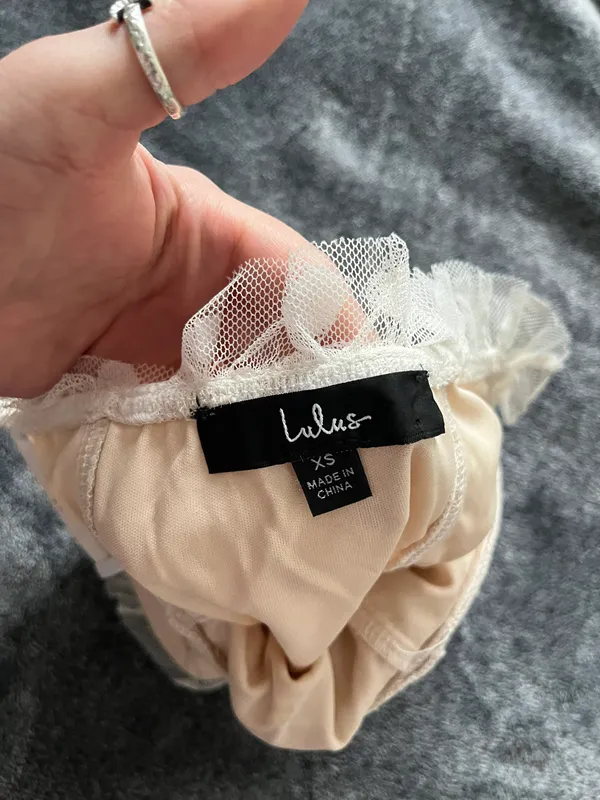 Lulus White Strapless Top - Image 4