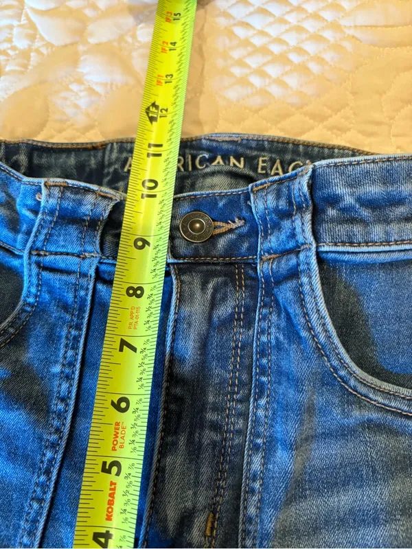 American Eagle Super High-Rise Flare Jeans juniors size 00 - Image 11