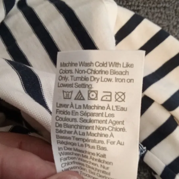 J. Crew Mariner Cloth Embroidered Long Sleeve Preppy Cotton Womens Large - Image 5