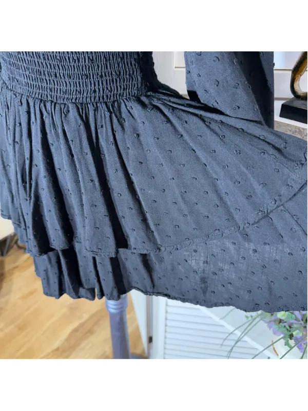 Princess Polly tiered babydoll dress romper ballooned sleeve boho whimsigoth XS - Image 10
