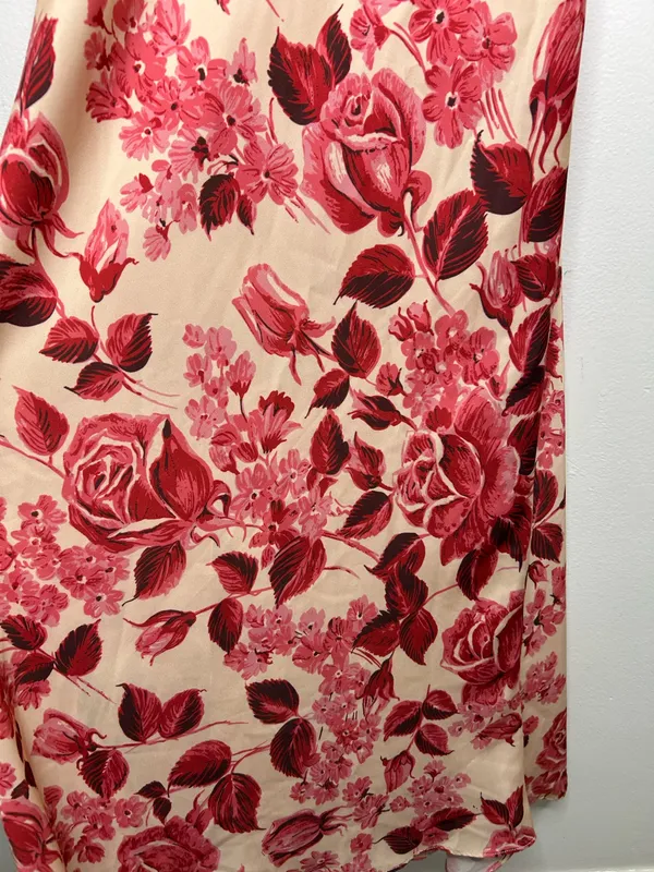 Revolve Favorite Daughter The Envy Slip Midi Dress in Rose Multi Size Large - Image 7