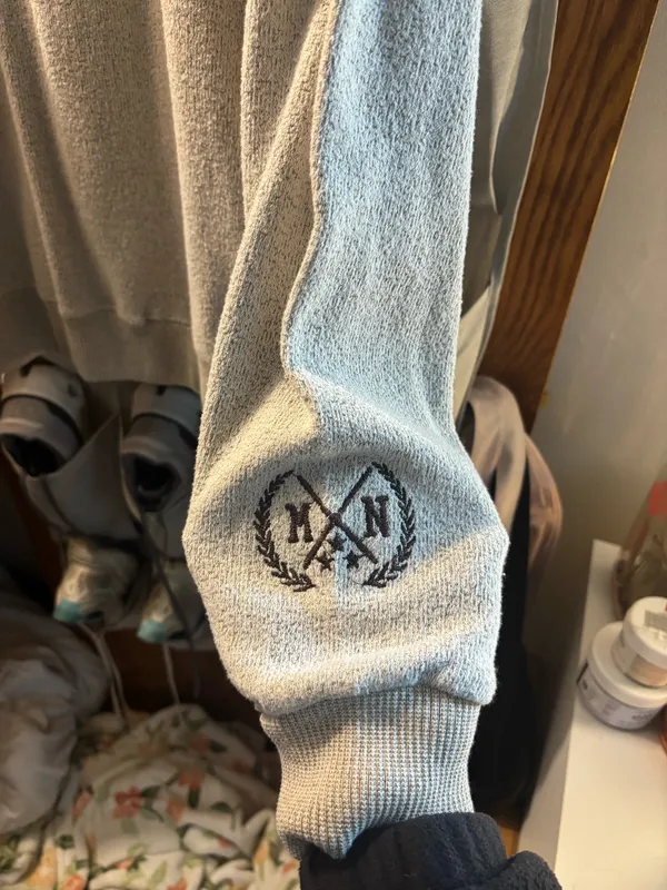 Minnesota Fleece Crewneck Gray Size L - Image 4