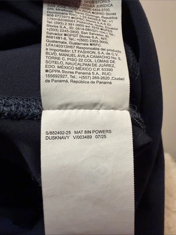 Old Navy Extra High Rise Bike Short Dusk Navy Blue 8” Inseam Size XL - Image 5