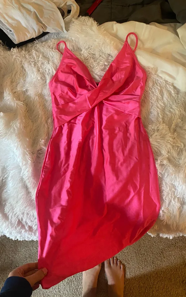 Pink mini dress - Image 2
