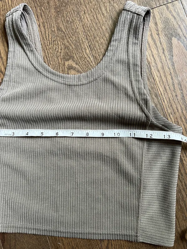 Lululemon Ribbed Softstreme Tank Top Size 4 - Image 4
