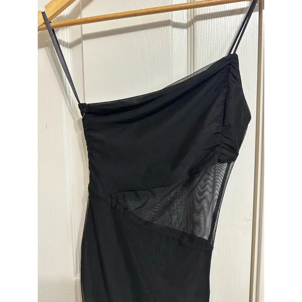 Superdown X Revolve Jerica‎ mesh mini black dress size XXS - Image 4