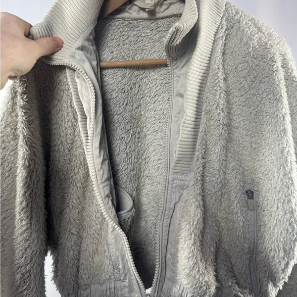 Free People Movement Gear Up Sherpa‎ Jacket in Natural Size Extra Small - Image 4
