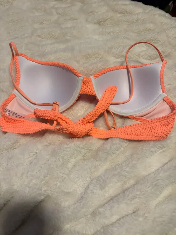 Coral Two Piece Bikini Pink Size M - Image 4