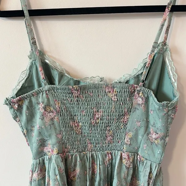 Lulu's Floral Blue Dress - Image 5