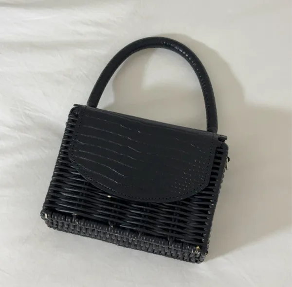Wicker Wings Black bag - Image 7