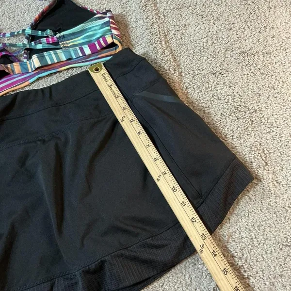 Athleta Womens‎ M Black Skort and Bikini Top 2 Piece Set - Image 4