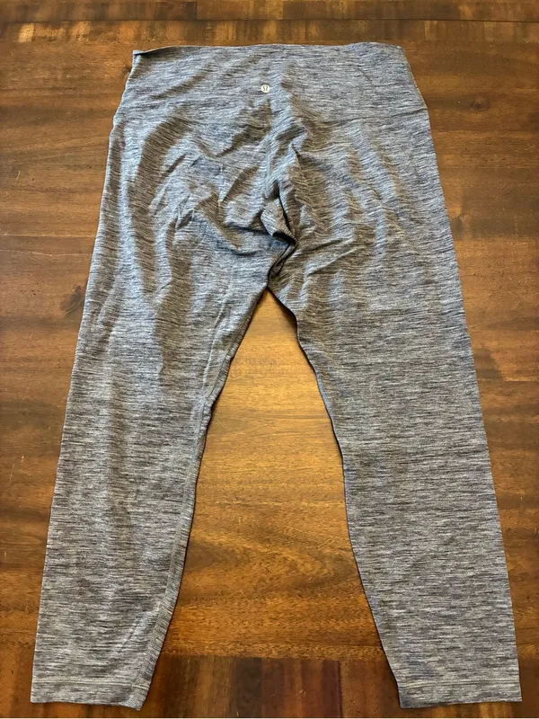 Lululemon Align Leggings Size 14 Pant 25" Heathered Gray - Image 3