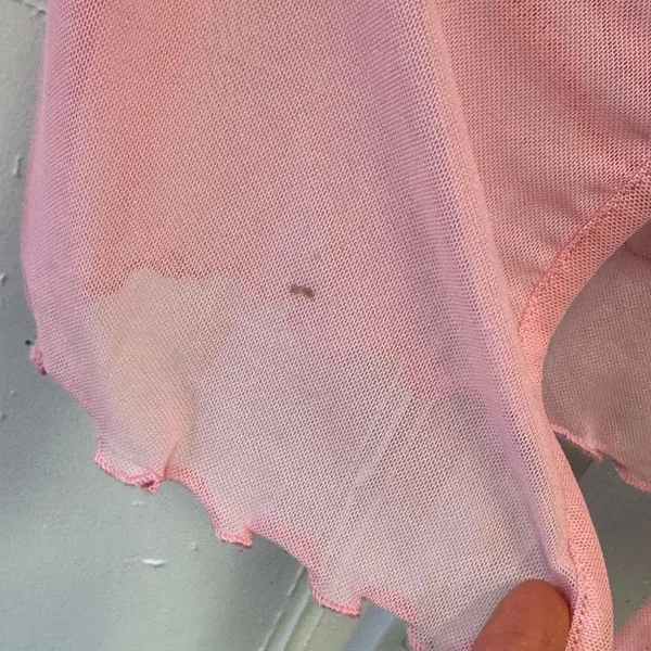 Princess Polly Tasia Top Y2K Pink‎ Sheer Mesh Lace Underwire Crop Top US 4 - Image 8
