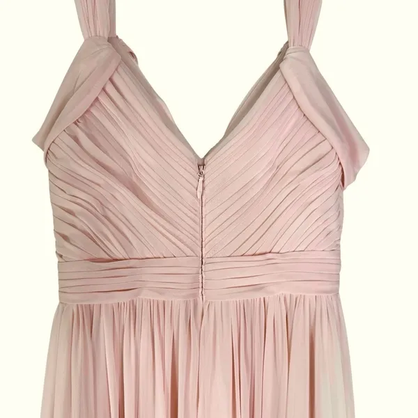 Azazie Calla Bridesmaid Formal Dress in Pale Pink Size 2 - Image 11