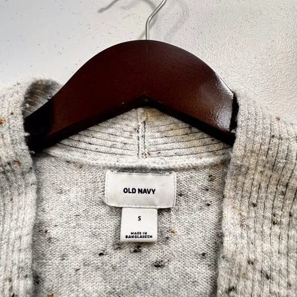 Old Navy Women's Speckled‎ Knit Open Front Cardigan Sweater Size S - Image 2