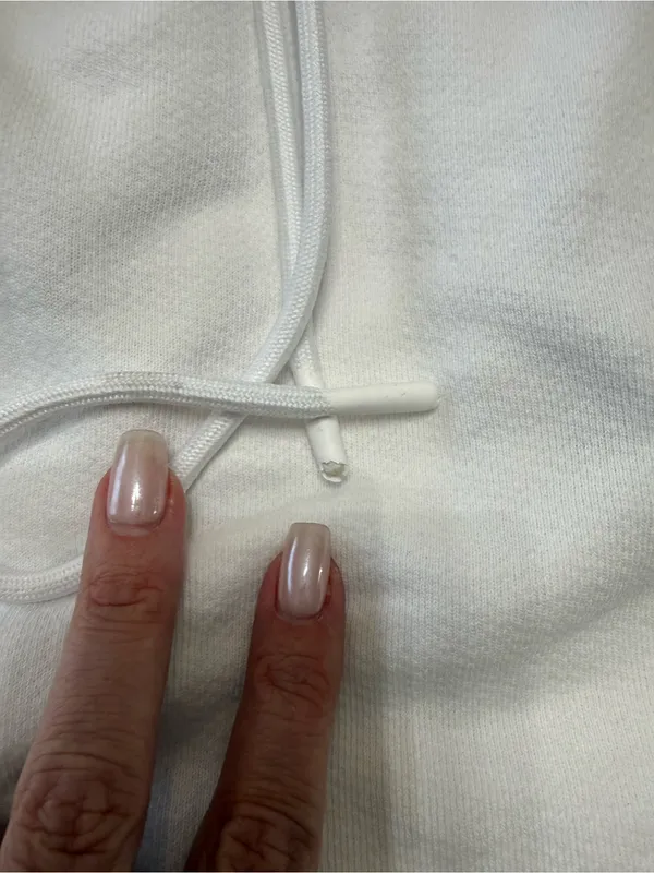 Cotton Citizen White Elastic Drawstring Mini Skirt - Image 6