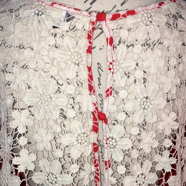 🎉4 for $20 LC Lauren Conrad Lace Back Blouse, XL - Image 6