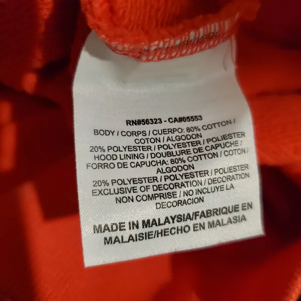 Nike Coral Polka Dot Long Sleeve Hoodie Medium - Image 10