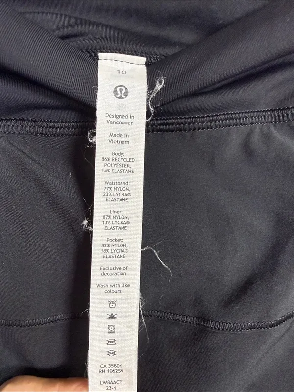 Lululemon Pace Rival Skirt Shorts 4-way Stretch Skort W2526 Sz 10 - Image 8