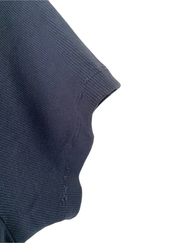 Madhappy Dark Gray Baby Ribbed Crop T-shirt size XL - Image 4