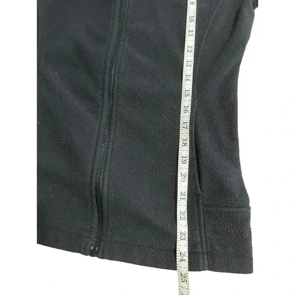 North Face Full Zip Fleece Women's Size Medium Black Hiking Warm Active - Image 7