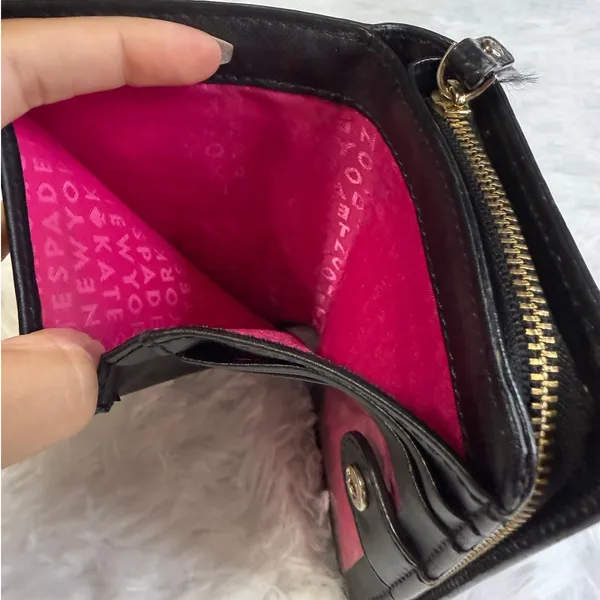Kate Spade Black Wallet - Image 7