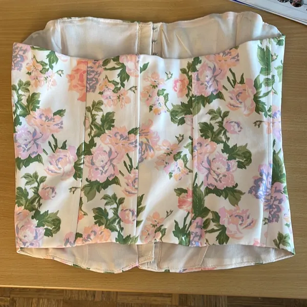 NWT Zara Floral Corset Top - Image 9