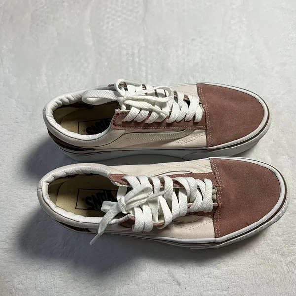 Vans Old Skool Stackform Platform Shoe Sneaker Earthy Blocking Size W9.5/M8 - Image 8