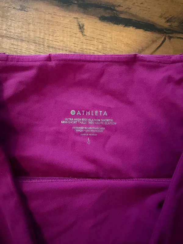 Athleta Fuchsia Bike Shorts - Image 2
