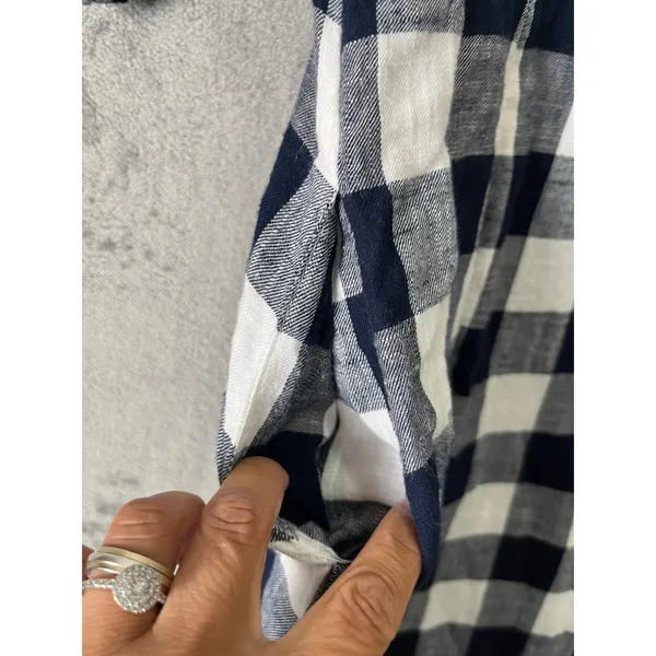Urban Outfitters Gingham Surplice Wrap Midi Dress Prairie‎ Cottagecore Picnic SM - Image 5