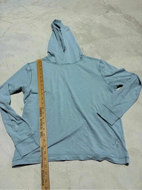Toes on the nose Light Blue Hooded sweatshirt medium - Image 3