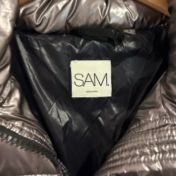 SAM. Freestyle Down Puffer Jacket in Gunmetal size Small (S) - Image 5