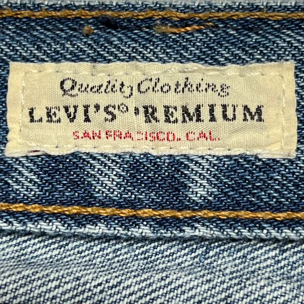 Levi's Premium 501 Jeans 28 Distressed Ripped Thrashed Grunge Straight Leg Denim - Image 4