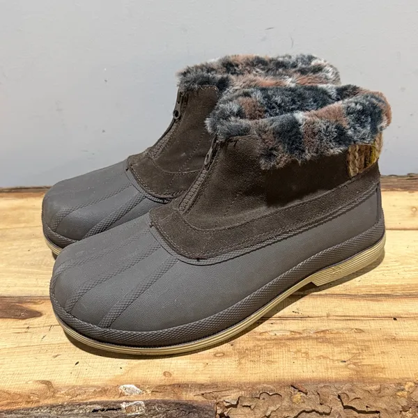 Propet‎ Lumi Women's Ankle Zip Waterproof Winter Boots Size 9.5W(D) B53 - Image 2