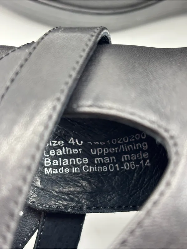 Dansko Black Platform Leather Wedge Mary Jane Slingback Size 40 - Image 11