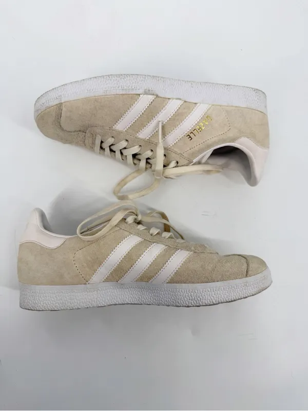 Adidas Gazelle Cream Suede‎ Sneakers Size 5.5 - Image 9
