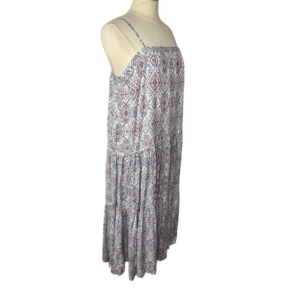 HERSY Tiered Maxi‎ Dress with Adjustable Spaghetti Straps, LARGE - Image 3